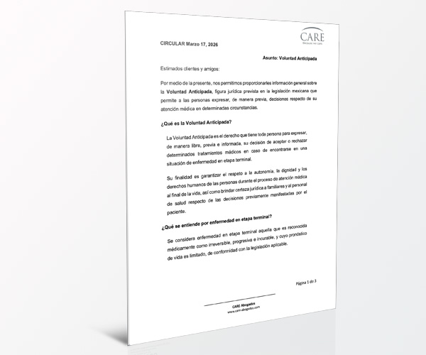CARE Voluntad Anticipada 2026 Blog